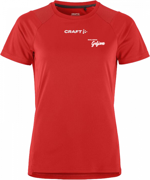 Craft - Rg T-Shirt Dame - Bright Red